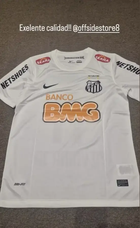 Historia de un cliente con su camiseta Santos