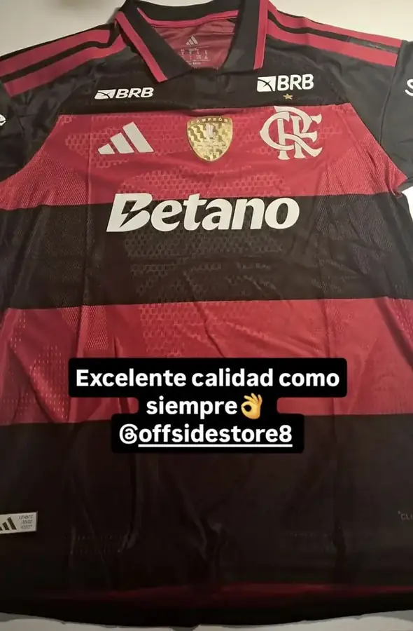 Historia de un cliente con su camiseta Flamengo